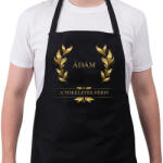 printfashion Ádám - Kötény - Fekete (4935295)