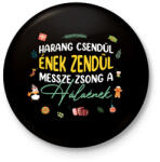 printfashion Ady Endre - Karácsony - Kitűző, hűtőmágnes - Fekete (10206807)