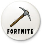 printfashion Fortnite csákány - Kitűző, hűtőmágnes - Fehér (3994990)
