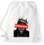 printfashion Notorious Big - Sportzsák, Tornazsák - Fehér (1684957)