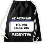 printfashion Túl sok ablak - Sportzsák, Tornazsák - Fekete (13256584)