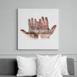 printfashion HARD WORK - Vászonkép - Fehér (13751377)