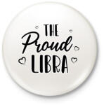 printfashion A büszke mérleg - Kitűző, hűtőmágnes - Fehér (8522783)