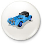 printfashion Autó - Kitűző, hűtőmágnes - Fehér (10468367)