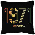 printfashion 1971 - Párnahuzat, Díszpárnahuzat - Fekete (11982928)