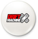 printfashion Drift Machine - Kitűző, hűtőmágnes - Fehér (4287261)