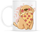printfashion Kutya pizzával - Bögre - Fehér (12418985)