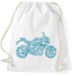 printfashion kékmotor - Sportzsák, Tornazsák - Fehér (2909792)