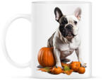 printfashion francia bulldog tökkel - Bögre - Fehér (14544877)