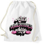 printfashion Anti Valentine's - Sportzsák, Tornazsák - Fehér (4302196)