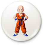 printfashion Krillin - Kitűző, hűtőmágnes - Fehér (3083076)