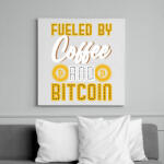 printfashion BITCOIN 4 EVER 39 - Vászonkép - Fehér (6640043)