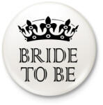 printfashion Menyasszony - Kitűző, hűtőmágnes - Fehér (3075385)