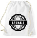printfashion Legjobb apa - Sportzsák, Tornazsák - Fehér (1635815)