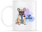 printfashion I love my bulldog - Bögre - Fehér (14381965)