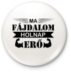 printfashion Ma fájdalom - Kitűző, hűtőmágnes - Fehér (8953363)