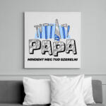 printfashion Papa a szerelő - Vászonkép - Fehér (11907420)