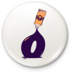 printfashion festék - Kitűző, hűtőmágnes - Fehér (3077071)