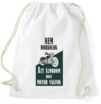 printfashion Nem horkolok, azt álmodom, hogy motor vagyok - Sportzsák, Tornazsák - Fehér (6360560)