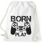 printfashion Born to play - Sportzsák, Tornazsák - Fehér (5327788)