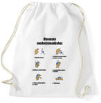 printfashion Útmutató medve támadásokhoz - Sportzsák, Tornazsák - Fehér (16139631)