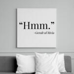 printfashion Witcher - Hmm - Ríviai Geralt - Vászonkép - Fehér (6632354)