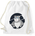 printfashion Muscle dog - Sportzsák, Tornazsák - Fehér (2941421)