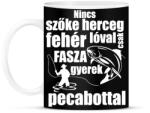 printfashion Nincs szőke herceg - Bögre - Fekete (2453815)