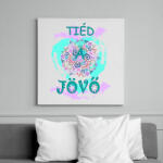 printfashion Tiéd a jövő! - Vászonkép - Fehér (13863627)