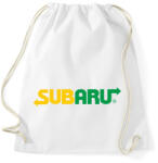printfashion Subway Subaru - Sportzsák, Tornazsák - Fehér (2112284)