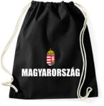 printfashion Magyarország szurkoló - Sportzsák, Tornazsák - Fekete (7351175)