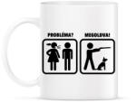 printfashion Vadászat - probléma megoldva - Bögre - Fehér (1226376)