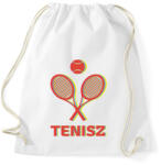 printfashion Tenisz - 3D - Sportzsák, Tornazsák - Fehér (7168850)