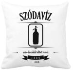 printfashion szodaviz-black-white - Párnahuzat, Díszpárnahuzat - Fehér (561511)
