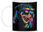 printfashion Retro Rottweiler - Bögre - Fekete (14259815)