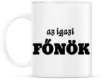 printfashion az igazi főnök - Bögre - Fehér (3784542)