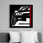 printfashion RX7 Mazda - Vászonkép - Fekete (7202449)