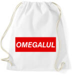 printfashion OMEGALUL - Sportzsák, Tornazsák - Fehér (847860)