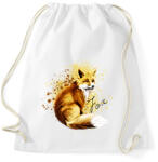 printfashion fox2 - Sportzsák, Tornazsák - Fehér (1912883)