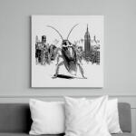 printfashion Csótány rajz - Vászonkép - Fehér (16687197)