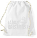printfashion Lászt kriszmösz karácsonyi póló - Sportzsák, Tornazsák - Fehér (9385646)
