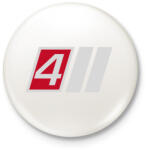 printfashion S4 - Kitűző, hűtőmágnes - Fehér (3083153)