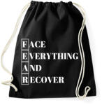 printfashion FEAR - Face Everything And Recover - Sportzsák, Tornazsák - Fekete (2470774)