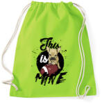 printfashion Ez az enyém! - Sportzsák, Tornazsák - Limezöld (287385)