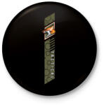 printfashion Fox Tactical - Kitűző, hűtőmágnes - Fekete (3094444)