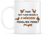 printfashion Most nem tudok beszélni - Bögre - Fehér (13550274)