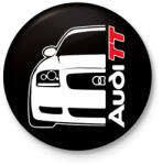 printfashion Audi TT - Kitűző, hűtőmágnes - Fekete (14785933)