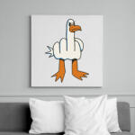 printfashion Fuck you sirály - Vászonkép - Fehér (14950818)