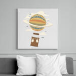 printfashion Léghajó - Vászonkép - Fehér (6640529)