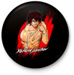 printfashion kengan ashura - Kitűző, hűtőmágnes - Fekete (3103852)